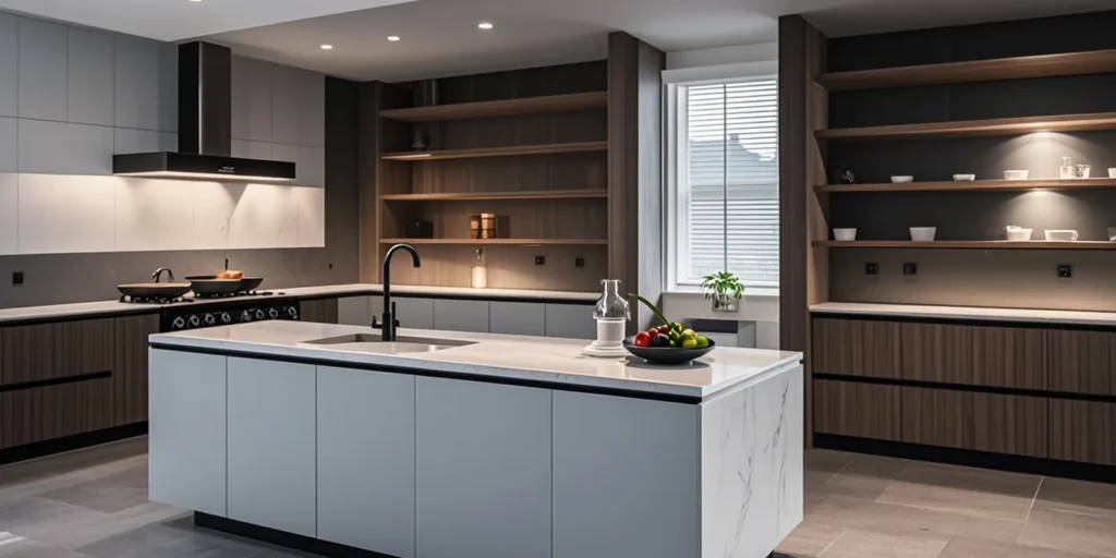 Cleverly deal with the shortcomings of open kitchens
