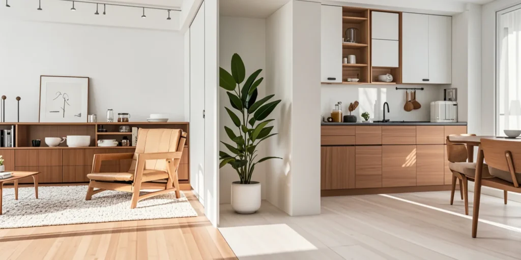 Use different floors to achieve visual distinction