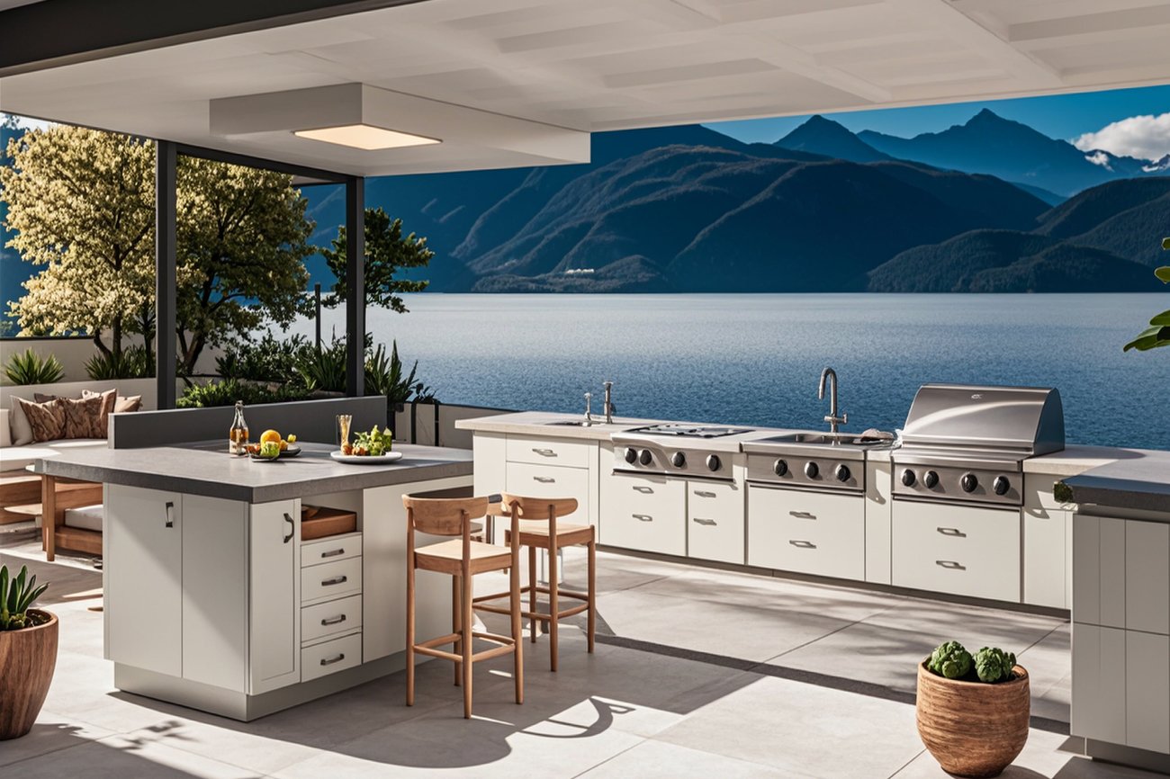 outdoor kitchen cabinets